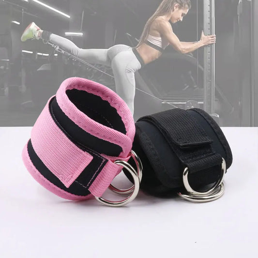 Gym Ankle Straps with Adjustable Comfort