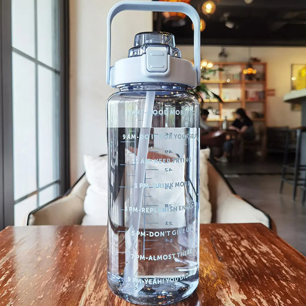 Motivational Water Bottle With Time Markers - Legacy Fitness