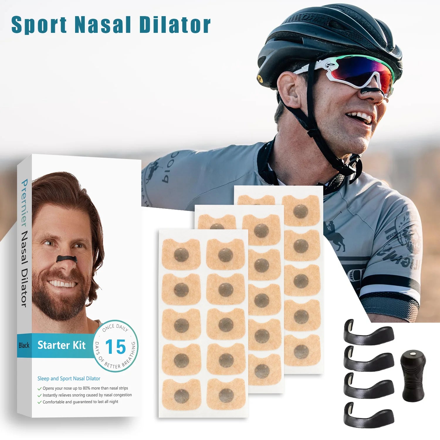 Magnetic Nasal Breathing Dilators (15 count) - Legacy Fitness