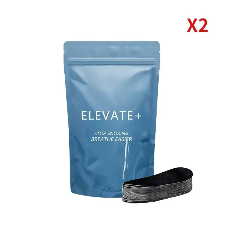 Nose breathing correction patches from Elevate+ for better sleep and snoring relief, designed to enhance fitness.
